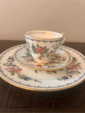 Aynsley Fine Bone China Pembroke Tea Cup, Saucer and Plate